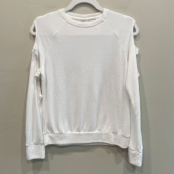 Varley Cutout Long Sleeve Top in White - Size: XXS - Picture 1 of 10